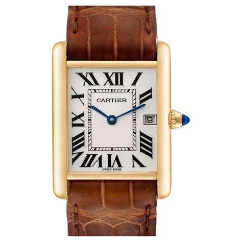 gold cartier tank replica|replica cartier tank watch for men.